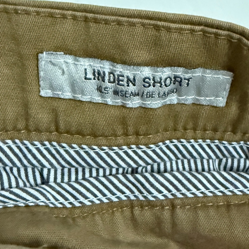 {Goodfellow & Co}-Size:34-Men's Brown Flat Front Shorts - Picture 4 of 4